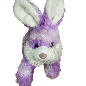 Dan Dee Collectors Choice Plush Pillow Purple Bunny Rabbit 15” 2009 Easter Bunny